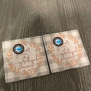 Coaster set of 2